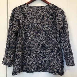 Silk Madewell Floral Top